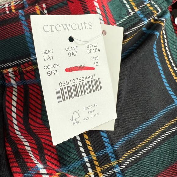 J. Crew Crewcuts Stewart tartan sequin tux leggings - Picture 9 of 11